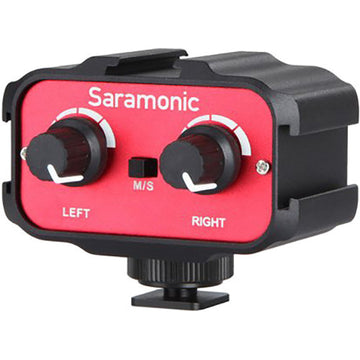 Saramonic SRAX100 Passive 2-Ch Audio Adapter F/Dslr Cameras