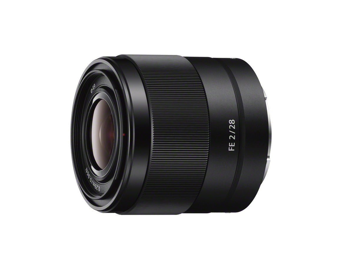 Sony SEL28F20 E 28mm f/2 Lens, Ø49