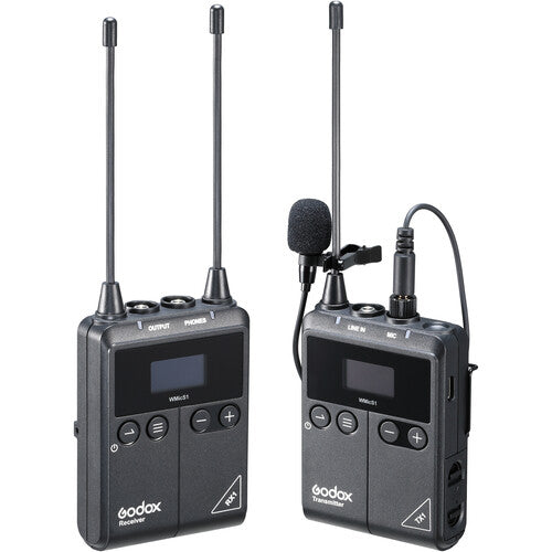 Godox Wmics1Kit1 Camera-Mount Wireless Omni Lavalier Microphone System (514 To 596 MHz)