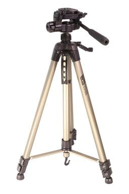 Vidpro TT50 50''Heavy-Duty Aluminum Tripod W/3-Way Pan&Tilt Head