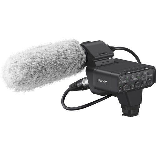 Sony XLRK3M Dual-Channel Digital XLR Audio Adapter Kit W/Shotgun Microphone