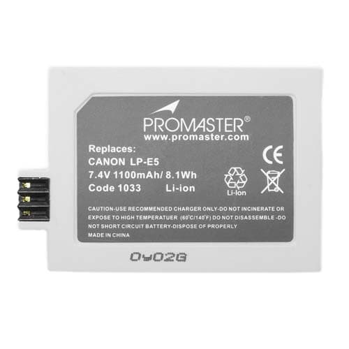 Promaster Replacement (Canon Lpe5) Rechargeable Lithium-I.