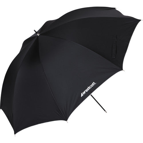 Westcott 2012 White Satin Umbrella W/Removable Black Cover, 32''