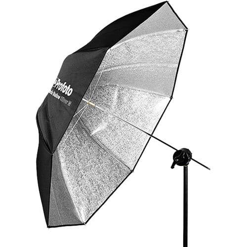 Profoto 100975 Shallow Silver Umbrella, Medium (41'').
