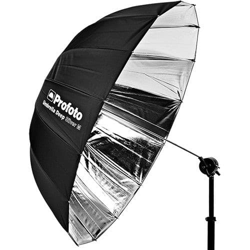 Profoto 100987 Deep Silver Umbrella, Medium (41'').