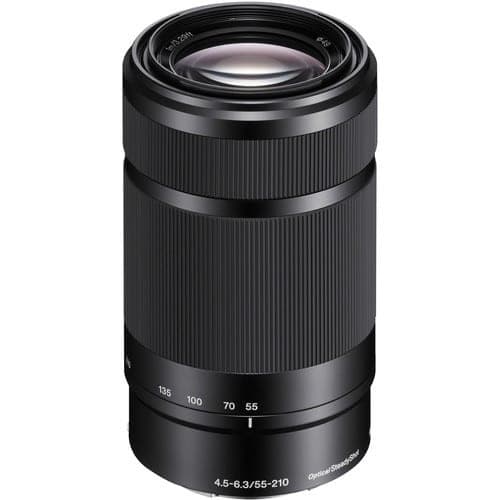 Sony SEL55210/B E 55-210mm F/4.5-6.3 OSS Lens, Ø49.