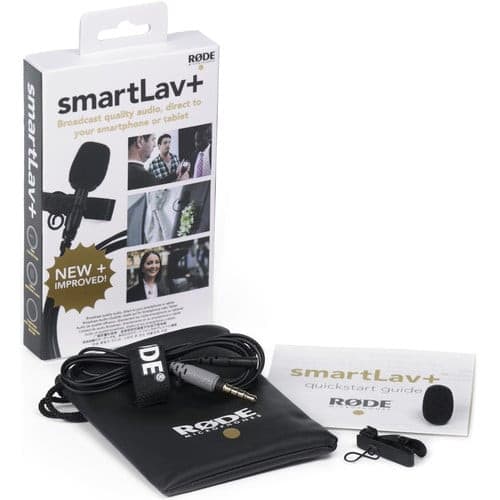 Rode Smartlav+ Lavalier Condenser Microphone F/Smartphones