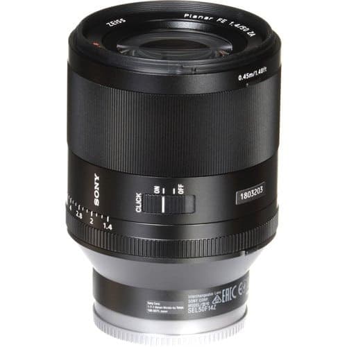 Sony SEL50F14Z Planar T* FE 50mm F/1.4 ZA Lens, Ø72.