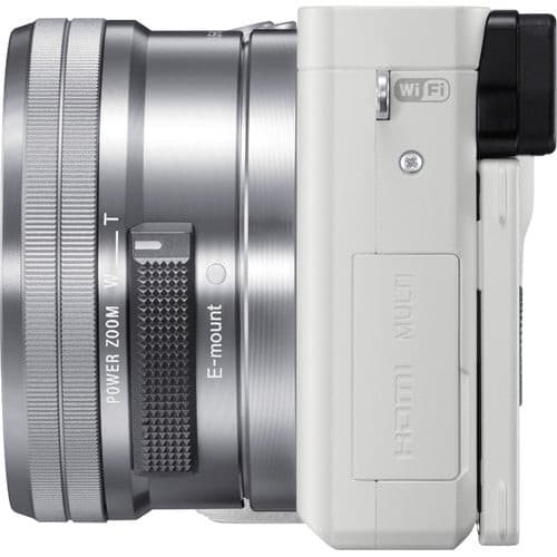Sony Alpha a6000 Mirrorless Digital Camera with 16-50mm Lens (White).