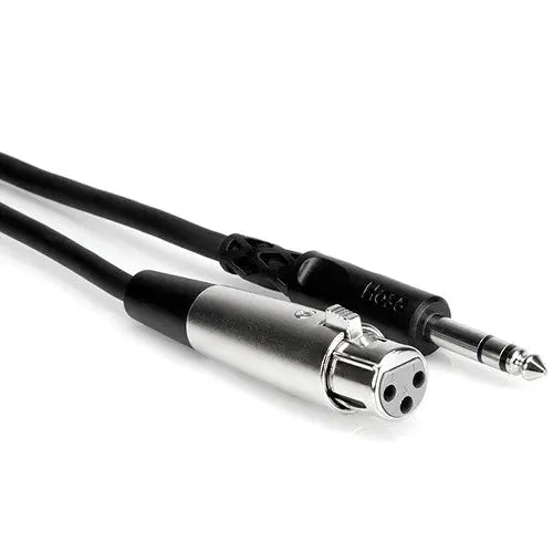 Hosa STX120F Stereo 1/4'' Male To 3-Pin XLR Female Interconnect Cable, 20' - AVC photo video store