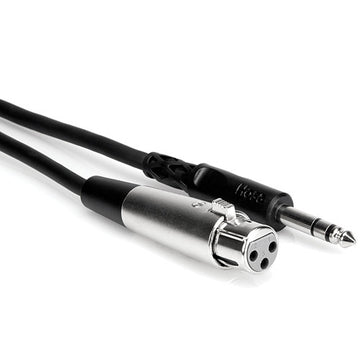 Hosa STX110F Stereo 1/4'' Male To 3-Pin XLR Female Interconnect Cable, 10'
