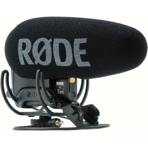 Rode Videomicpro-R+ Broadcast Quality Condenser Microphone W/Rycote Lyre Shockmount