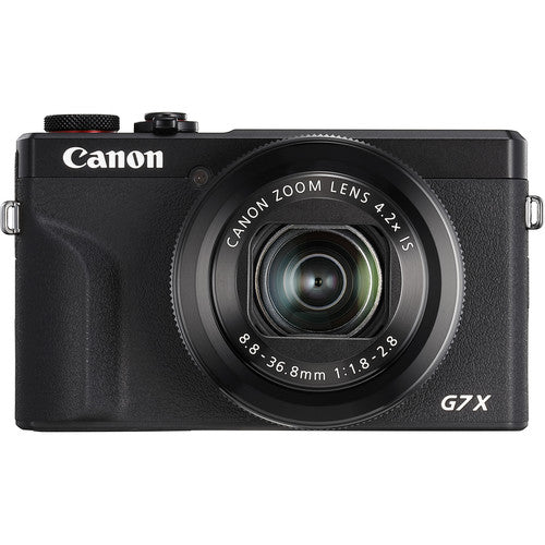 Canon G7XMARKIII, 5X Optical Zoom f/1.8-2.8 24-100mm