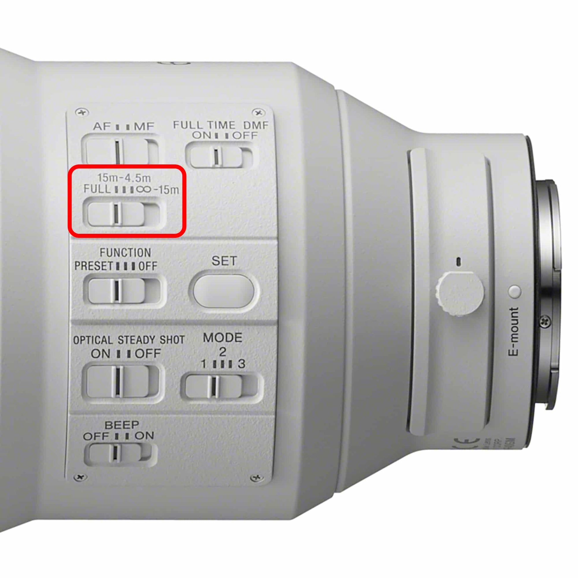 Sony SEL600F40GM FE 600mm F/4 GM OSS Lens, Ø40.5 (Rear Filter Slot).