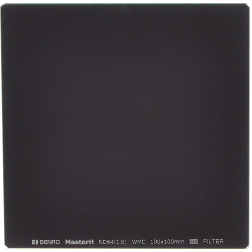Benro MHND641010 Master Hardened 100X100mm 6-Stop (ND64 1.8) Solid Neutral Density Filter.