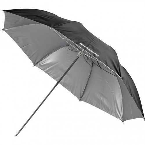 Westcott 2002 Soft Silver Collapsible Umbrella, 43''