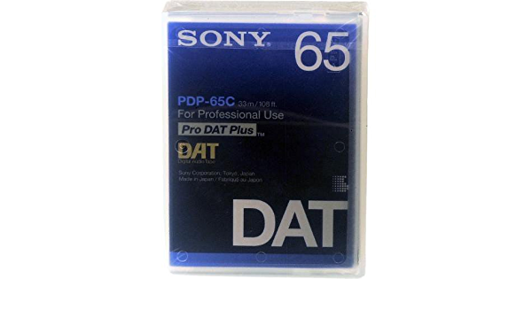 Sony PDP65C Digital Audio Tape Plus F/ProFEssional Use