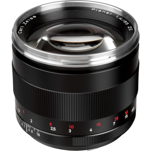 Zeiss 1677-838 85mm F/1.4 ZE Planar T* Manual Focus Lens F/Canon EF
