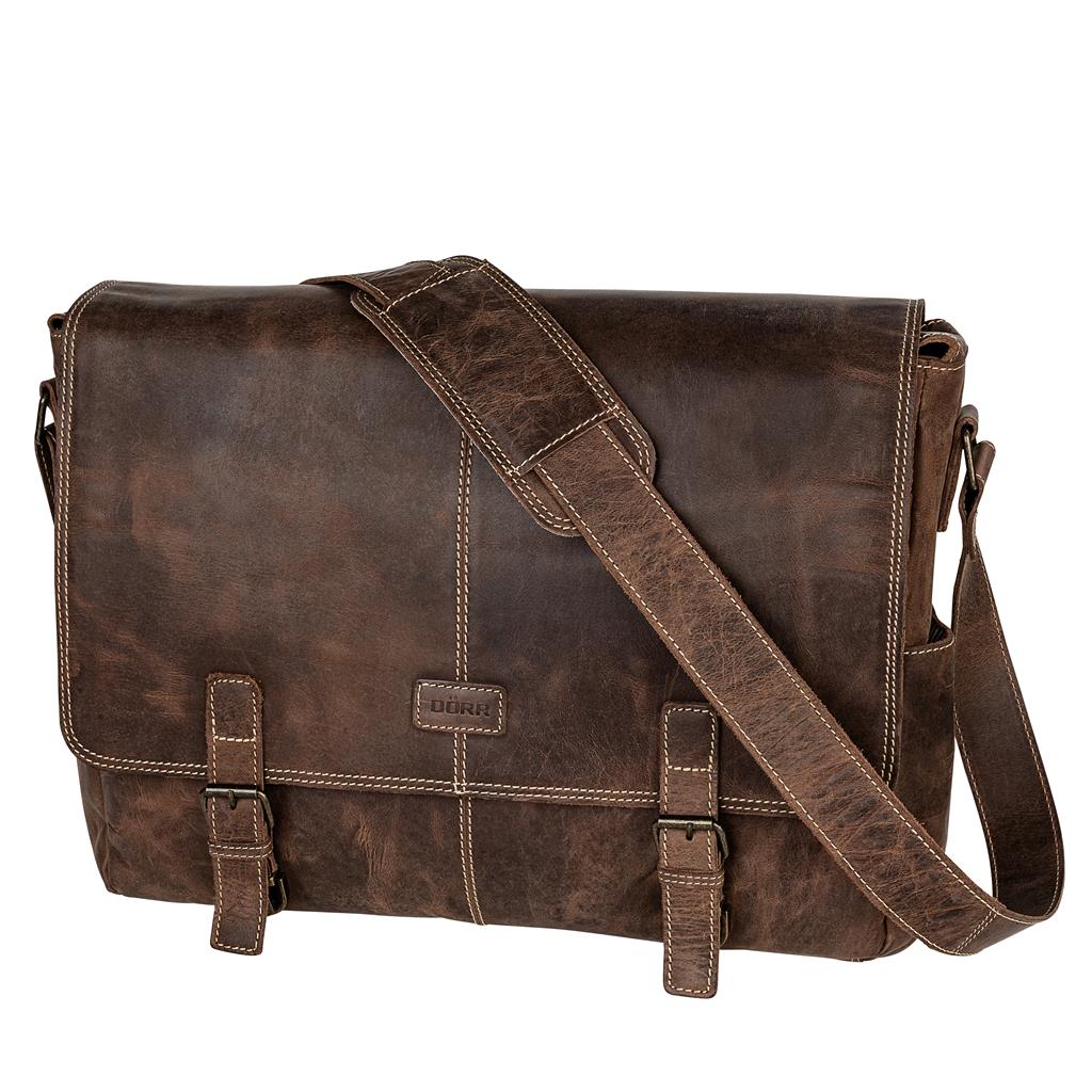Dorr Kapstadt Leather Bag Large Wide Vintage Brown