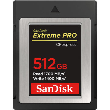 Sandisk SDCFE512GGN4NN 512GB Extreme Pro CFexpress Type B Card