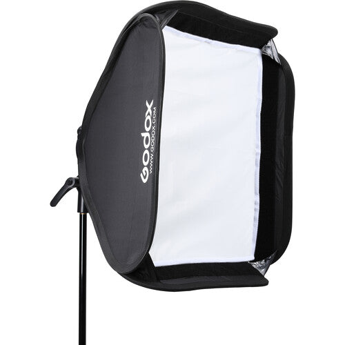 Godox SGGV6060 Bowens Mount Bracket Kit w/Softbox, Grid & Carrying Bag (23.6''X23.6'')