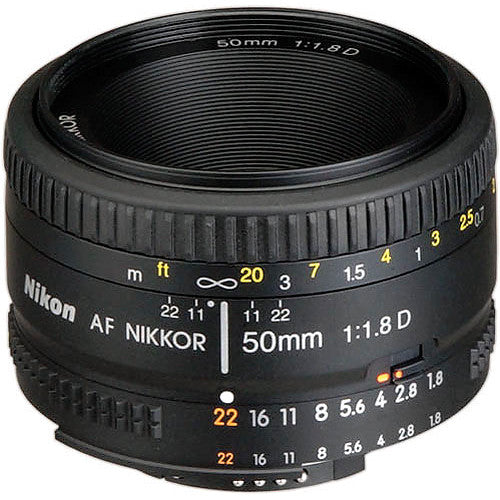 Nikon AF Nikkor 50mm f/1.8D, Ø52