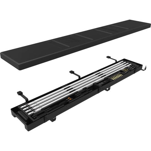 Astera Set of 4 Hyperion LED Tubes with Charging Case, 32 LED emitters, 64.6"