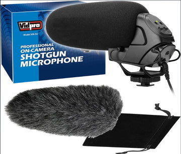 Vidpro XM50 Camera-Mount Shotgun Microphone