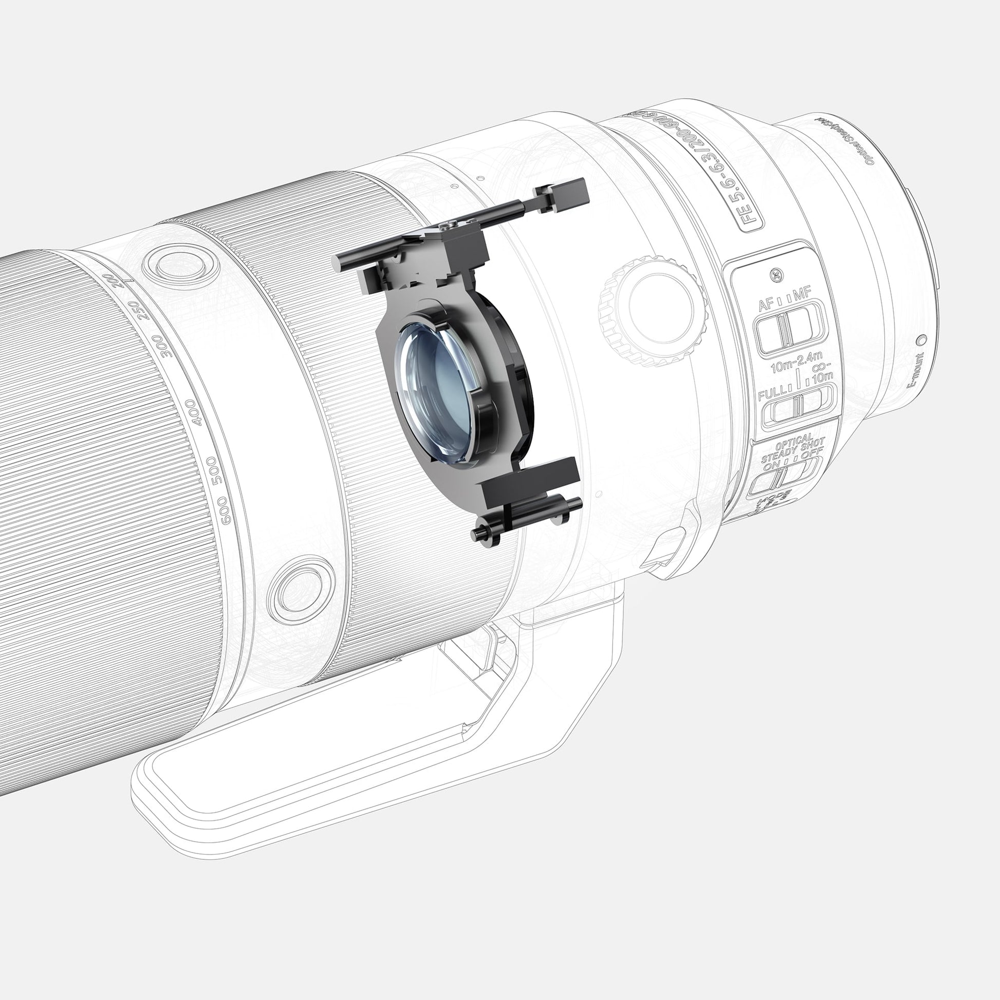 Sony SEL200600G FE 200-600mm F/5.6-6.3 G OSS Lens, Ø95.