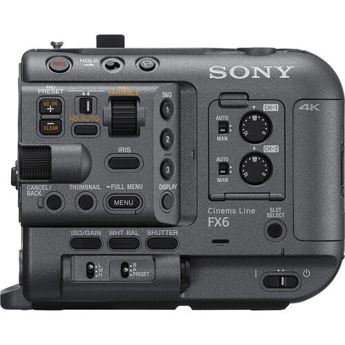 Sony FX6 Full-Frame Cinema Camera, Body Only