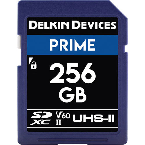 Delkin DDSDB1900256 256GB Prime UHS-II SDXC Memory Card