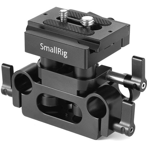 Placa de base universal SmallRig DBC2272B com suporte de haste LWS de 15 mm 