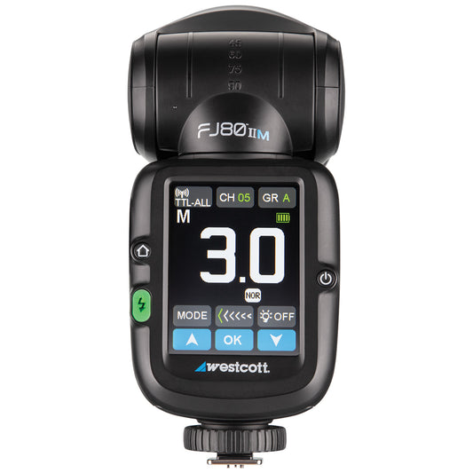 Westcott 4790 FJ80 II M Universal Touchscreen 80Ws Speedlight w/Multi-Brand Camera Mount