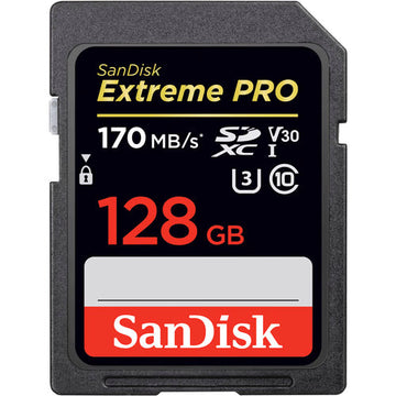 Sandisk SDSDXXY128GANCIN 128GB Extreme PRO UHS-I SDXC Memory Card