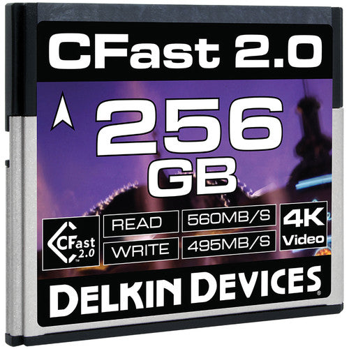 Delkin DDCFST560256 256GB Cinema CFast 2.0 Memory Card
