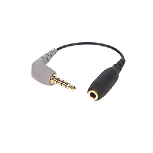 Rode SC4 3.5mm TRS Female To 3.5mm Right-Angle TRRS Male Adapter Cable F/Smartphones