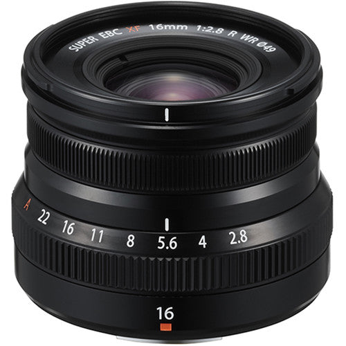 Fujifilm XF 16mm f/2.8 R WR, Black, Ø49