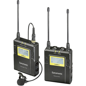 Saramonic Rx9+Tx9 96-Ch Digital UHF Wireless Bodypack Transmitter W/Lavalier Mic F/UWMIC9 System