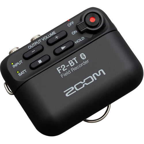 Zoom F2BT Ultracompact Bluetooth-Enabled Portable Field Recorder with Lavalier Microphone