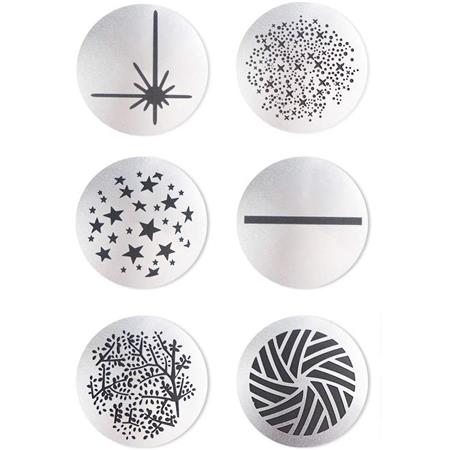 Godox SA09003 Conjunto de Gobos 003 F/Acessório de Projeção