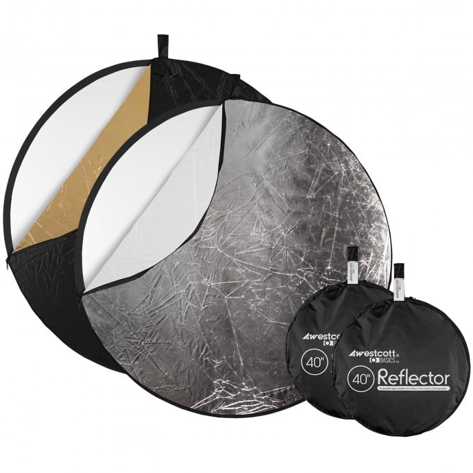 Westcott 301P 2-Pack, 5-In-1 Collapsible Reflector Disc.