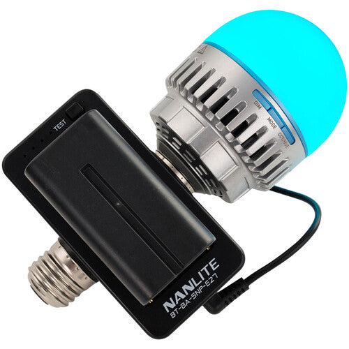 Nanlite NP-F Battery Adapter and Mount for PavoBulb 10C - D