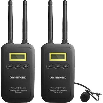 Saramonic Vmiclink5Hifi 5.8 GHz Shf Wireless Lavalier System & Receiver