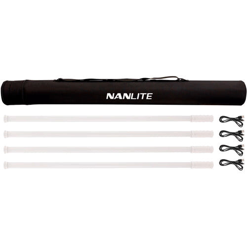 Nanlite PavoTube T8-7X RGBWW LED Pixel Tube 4-Light Kit