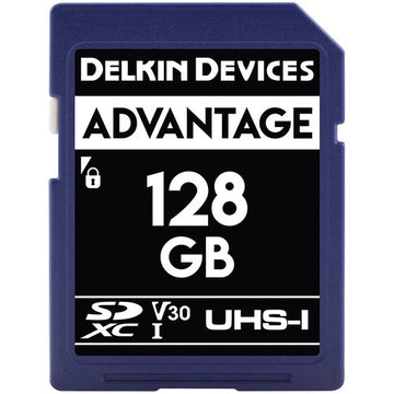 Delkin DDSDW633128G 128GB Advantage UHS-I SDXC Memory Card