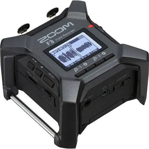 Zoom F3 2-Input / 2-Track Portable Field Recorder - AVC photo video store
