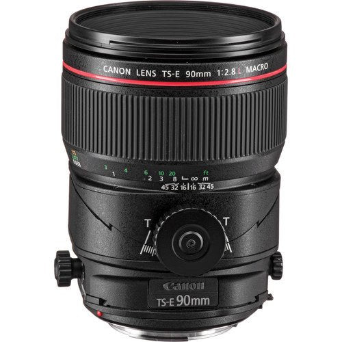 Canon TS-E 90mm f/2.8L Macro Tilt-Shift Lens, Ø77