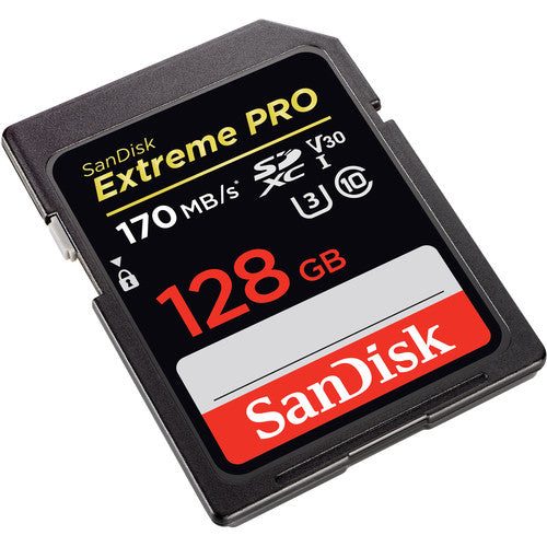 Sandisk SDSDXXY128GANCIN 128GB Extreme PRO UHS-I SDXC Memory Card