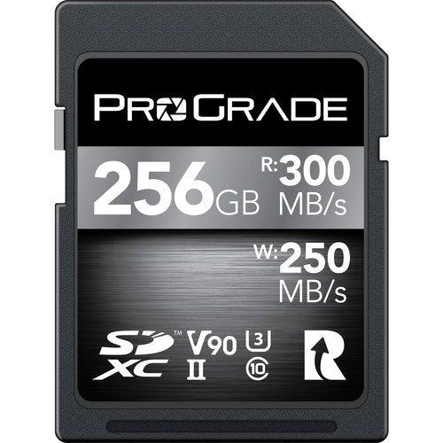 Prograde Digital PGSD256GBCKNA 256GB UHS-II SDXC Memory Card