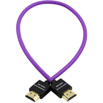 Kondor Blue Gerald Undone HDMI to HDMI 16" Braided Cable (Purple) (EOL)
